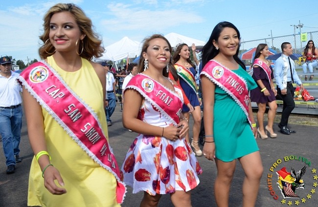 BELLEZA. Algunas de las soberanas de la edición 2016 del Festival.