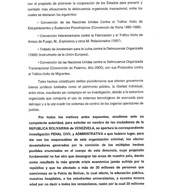 VENEZUELA. Documento Maibort Petit 5
