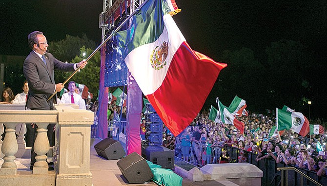 México celebra su independencia