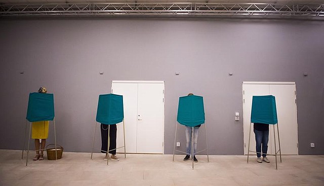VOTACIÓN. Elecciones en Suecia