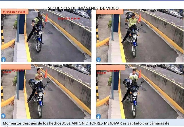El 13 de mayo se produjo en la zona de El Cafetalón, Santa Tecla, un homicidio que quedó registrado en el sistema de videovigilancia.