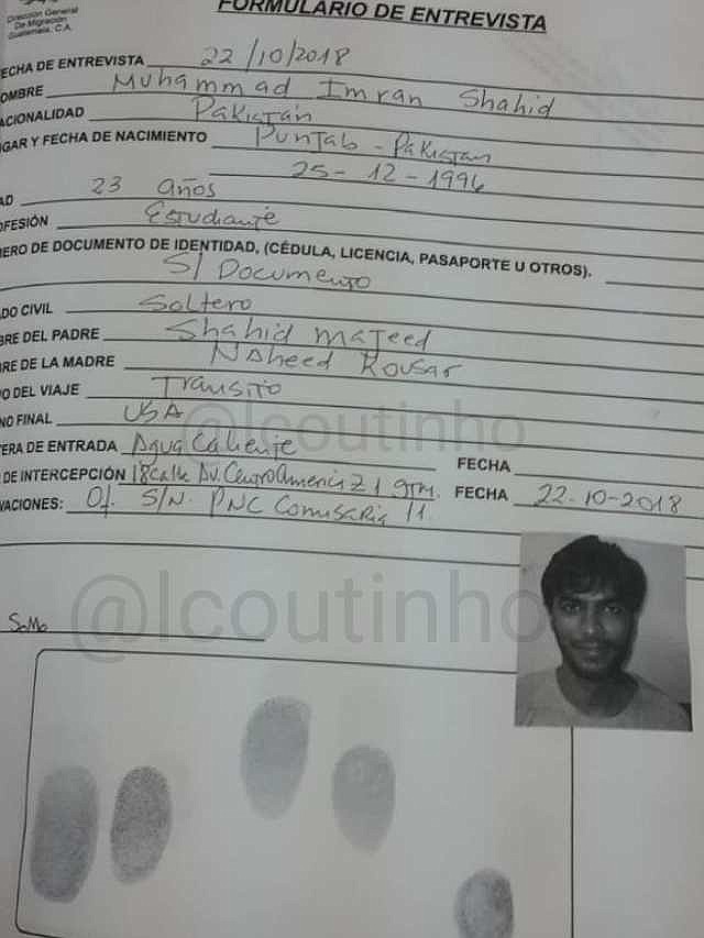 Ficha de Muhammad Imran Shaid