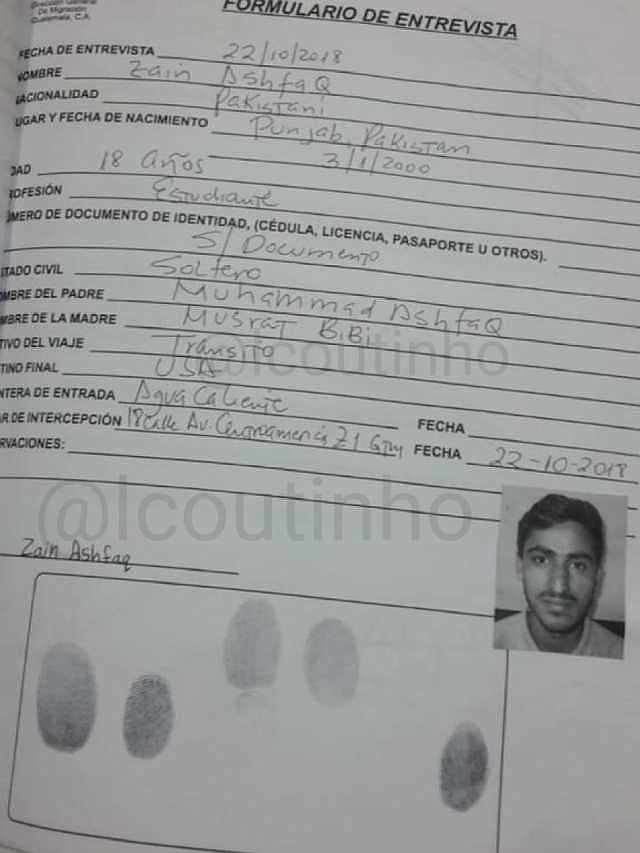 Ficha de Zain Ashfaq