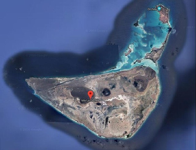 Vista satelital de La Orchila
