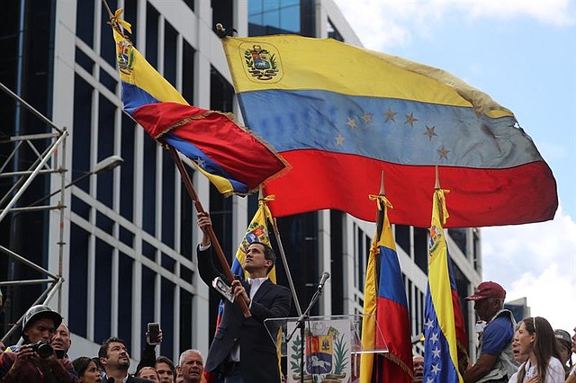 Juan Guaidó, presidente encargado de Venezuela
