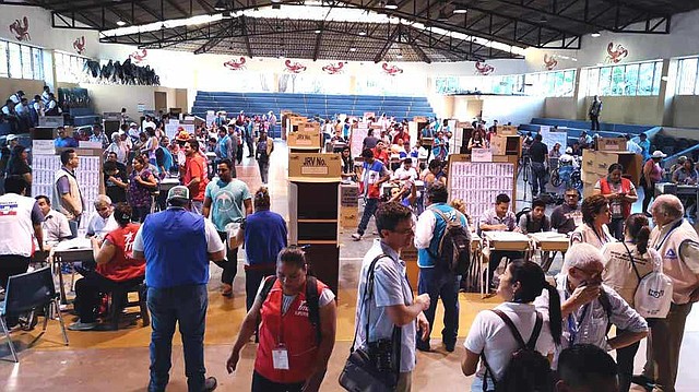 ELECCIONES. Foto del proceso electoral para elegir al presidente de El Salvador, el domingo 3 de febrero de 2019. | Foto: EDH/Menly Cortez