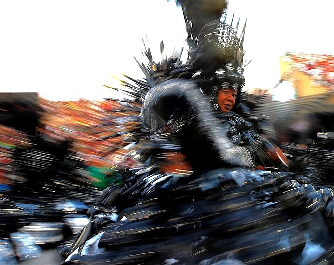 RÍO DE JANEIRO (BRASIL) - La celebración del carnaval, en el sambódromo de Marques de Sapucaí, en Río de Janeiro (Brasil).