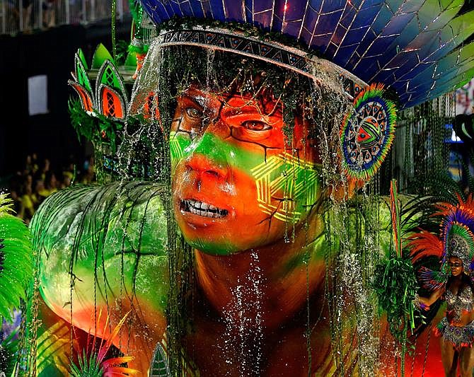 RÍO DE JANEIRO (BRASIL) - La celebración del carnaval, en el sambódromo de Marques de Sapucaí, en Río de Janeiro (Brasil).