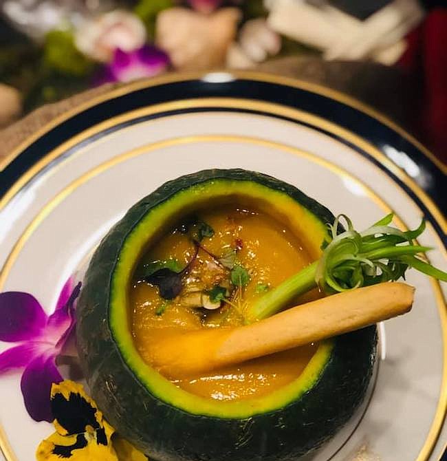 GANADOR. El plato ganador fue de Haití, un cocido de zapallo con langosta, jamón y carne de res hizo las delicias de todo aquel que pasó por el estand del chef Dimitri Lilavois.