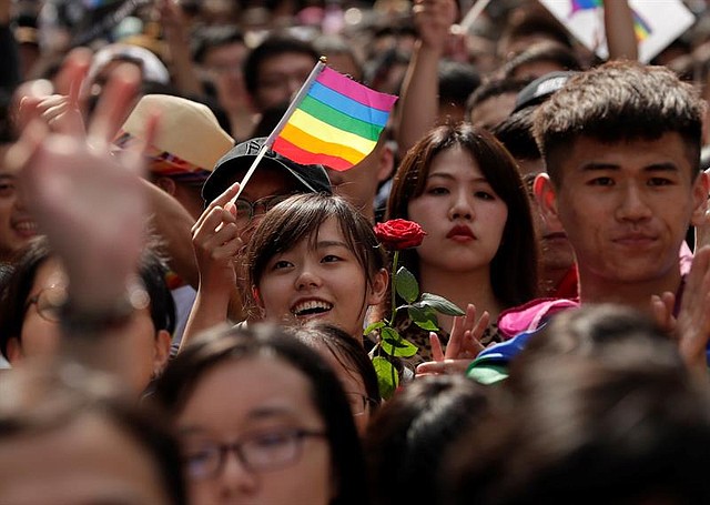 MUNDO. El Parlamento de Taiwán aprobó la legalización del matrimonio entre personas del mismo sexo.