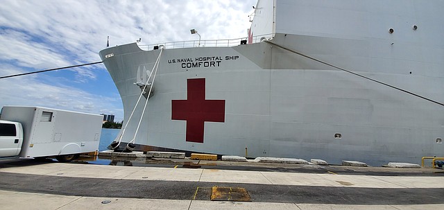 Buque USNS Comfort.