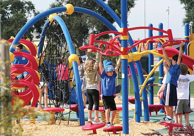 Jugando en el parque