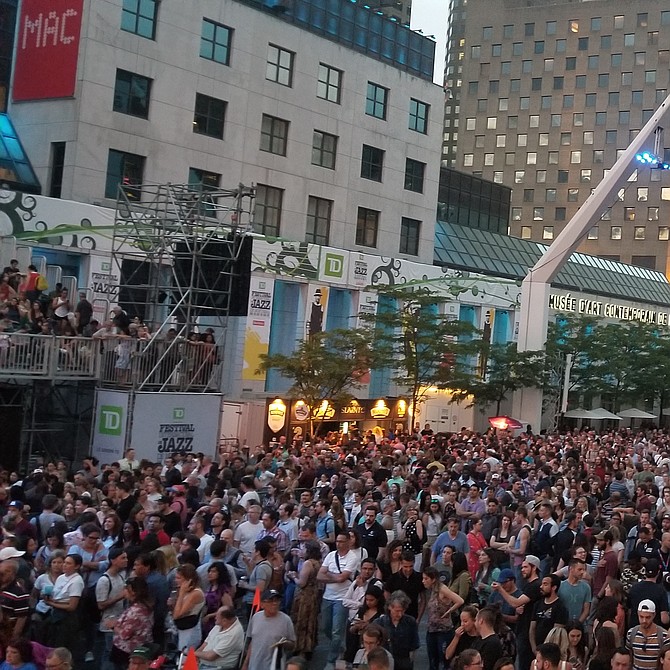Audiencia del Festival Internacional de Jazz de Montreal