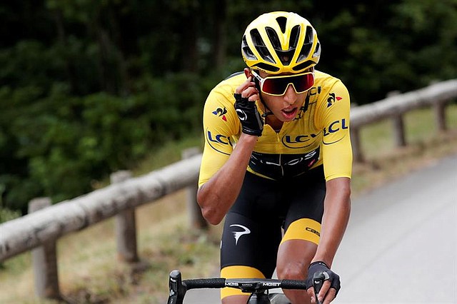 Egan Bernal en el Tour de Francia. | Foto Efe.