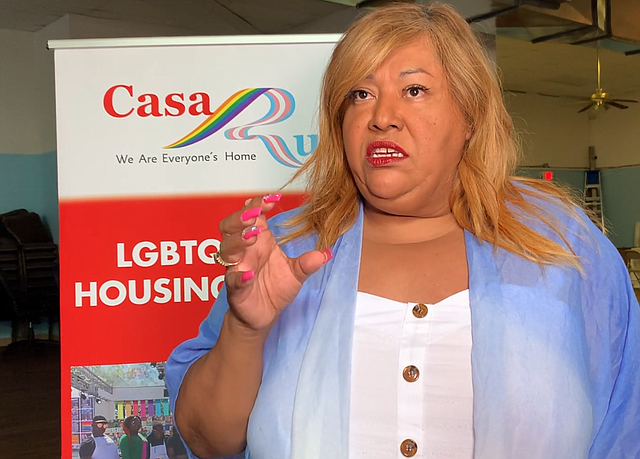 INCLUSIÓN. “En El Salvador tenemos un gobierno nuevo, que vende la imagen de cambio y tiene que incluir a la comunidad LGBTQ”, dijo Ruby Corado en una entrevista exclusiva con El Tiempo Latino en agosto de 2019. | Foto: Ricardo Sánchez-Silva