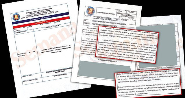 Este es uno de los documentos secretos del Sebin que contiene los detalles de los planes de guerrilleros y el régimen venezolano para atacar a Colombia.