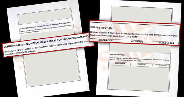 Entre los objetivos hay bases militares, puertos, aeropuertos, puentes, carreteras y oficinas del gobierno colombiano. Semana se abstiene de revelarlos por razones de seguridad.