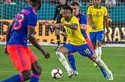 ESTRELLA. Neymar es el rostro de la generación brasileña que aspira no solo a ir a Catar, también a alzar el sexto trofeo de campeón mundial