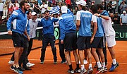 CELEBRACIÓN. Uruguay no dio tregua a República Dominicana / EFE