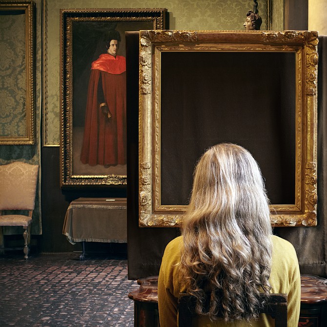 Sophie Calle, What Do You See? (Vermeer, The Concert), 2013, Two lambda prints, two lithographs on Rives BFK paper.