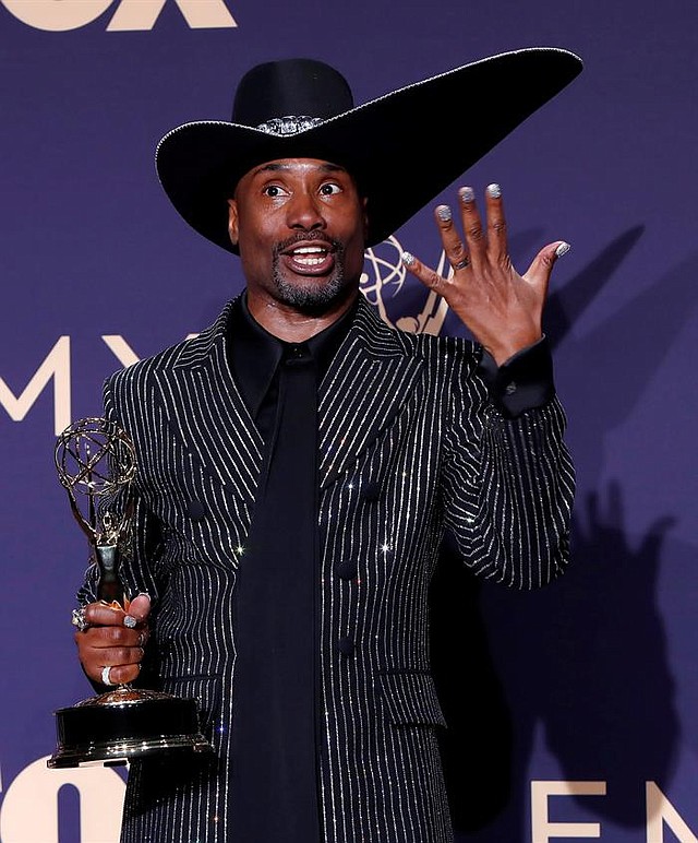 SHOW. Billy Porter recibe el Emmy al Mejor Actor Líder en una Serie de Drama por'Pose' en la 71ª ceremonia anual de los Premios Emmy en horario estelar que se celebra en el Microsoft Theater de Los Ángeles
