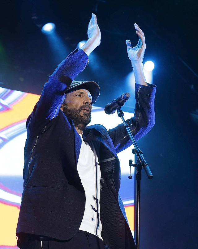 MADRID. El cantante y compositor dominicano Juan Luis Guerra durante el concierto que ofreció el 27 de junio en el Wizink Center de Madrid, incluido en su gira "Literal".