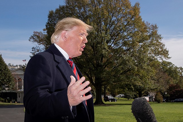 PROCEDIMIENTO. Trump resta importancia a juicio político en su contra y ha dicho que no está preocupado.