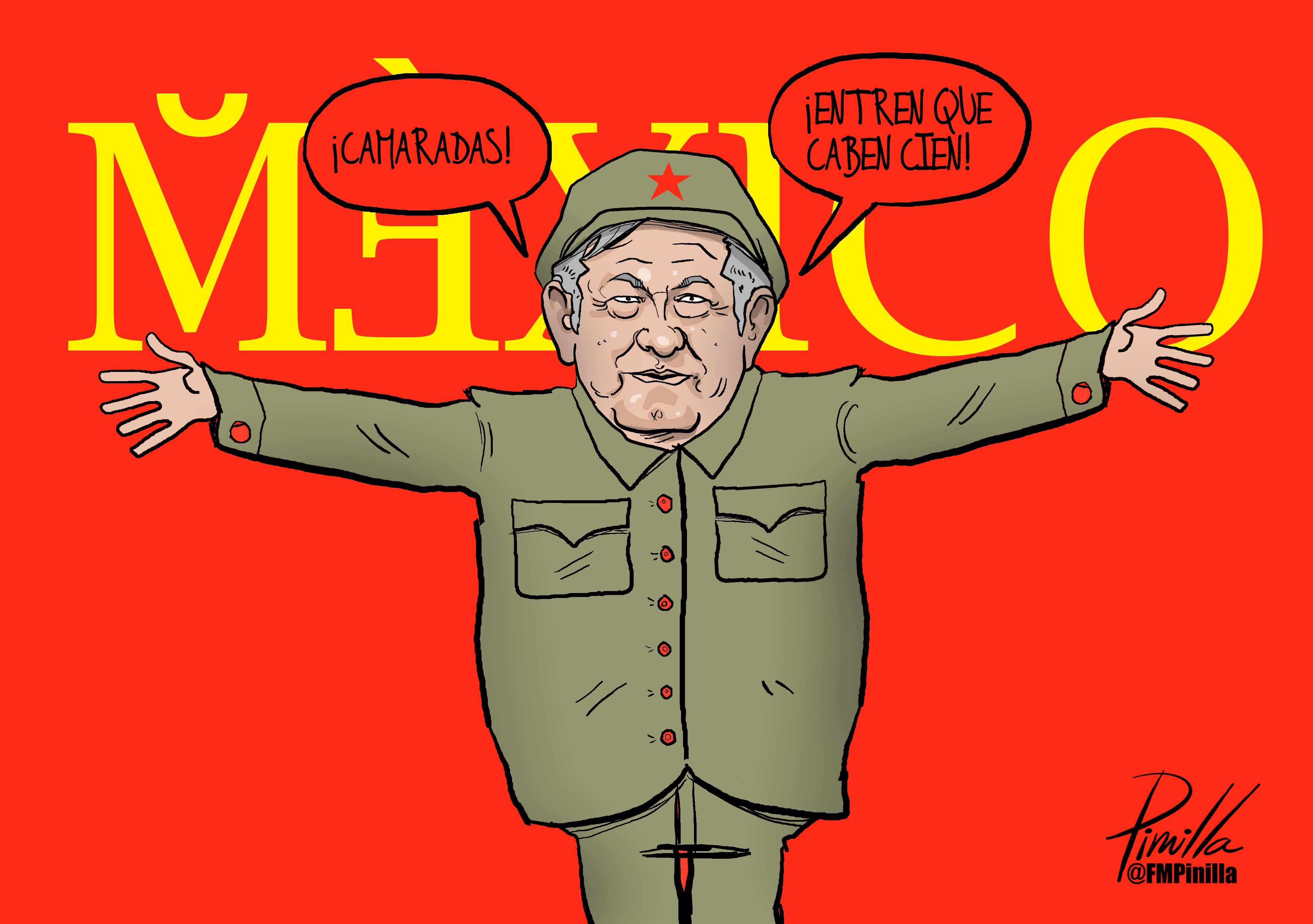 Caricatura | López Obrador comunista Boston's Online Hispanic ...