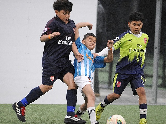 ENCUENTRO. Partidos que se celebraron en las instalaciones del Battlefield SportsPlex en Manassas