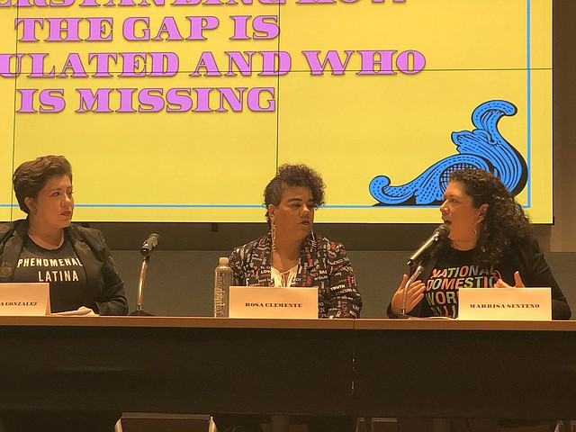 CENSO. Rosa Clemente y Marissa Centeno explicaron la importancia de participar en el Censo 2020.
