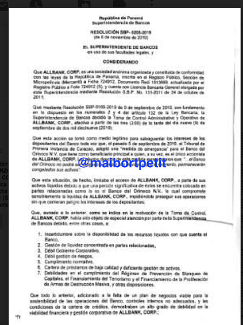 Imagen cortesía de Maibor Petit.