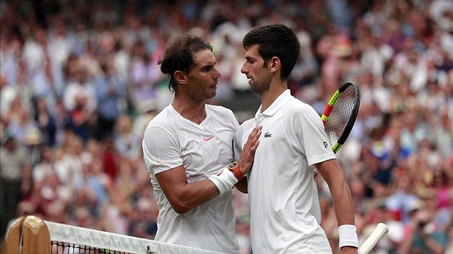 LUCHA. Djokovic y Nadal se vieron las caras en 33 ocasiones durante el lapso.