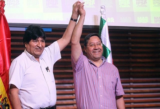 ASPIRACIONES. El MAS apuesta llegar nuevamente a la presidencia pero con una mejor versión de Evo Morales.