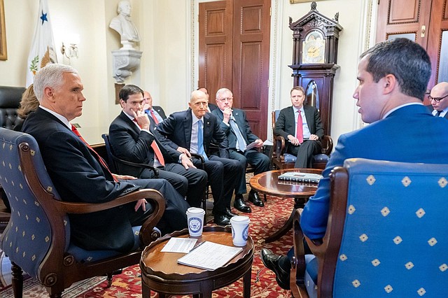 POLÍTICA. Juan Guaidó fue reconocido como presidente interino de Venezuela por Estados Unidos en enero de 2019. | Foto: White House Staff photographer Tina Dufour.