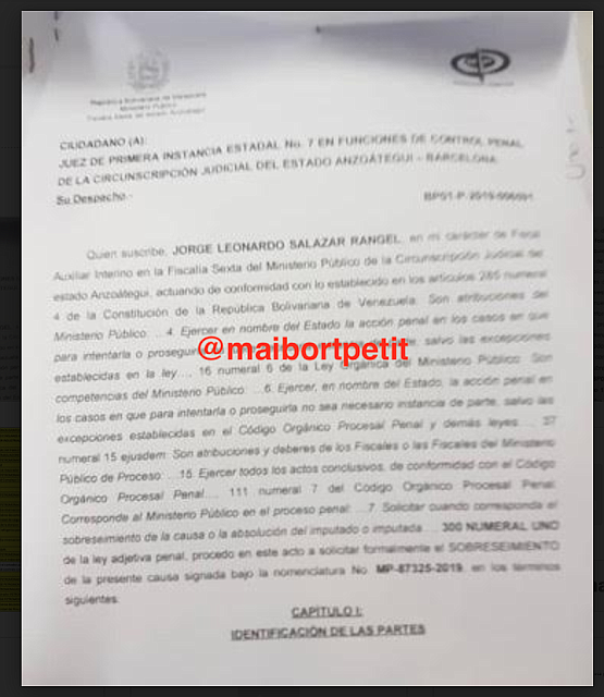 Imagen cortesía Maibort Petit.