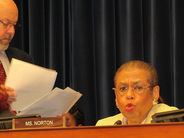 LÍDER. La representante Eleanor Holmes Norton ha impulsado el derecho al voto de DC en el Congreso, desde hace dos décadas