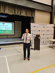 CAMPAÑA. El director ejecutivo y fundador de EmpowerEd, Scott Goldstein, presentó “Latinx Educator ¡Presente!”