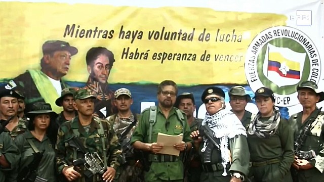 ANUNCIO. Iván Márquez y Jesús Santrich anunciaron que retomaron las armas en agosto de 2019, desde un lugar desconocido. | Foto: Captura de pantalla.