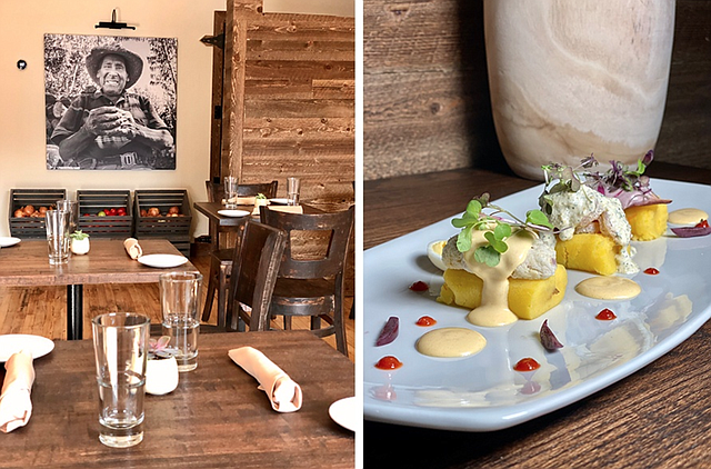RESTAURANTE. Comer causa de mariscos (papa amarilla peruana con mariscos del día) y comida más tradicional en Chelsea en el Tambo 22 del chef José Duarte