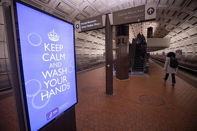 LOCALES. Foto de referencia del Metro de DC tomada el lunes 16 de marzo de 2020. | Foto: Efe.