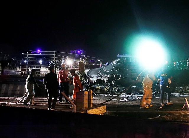 MUNDO. Según los informes, un avión de Lion Air que despegaba del aeropuerto internacional de Ninoy Aquino se incendió y se estrelló en la pista con ocho personas a bordo