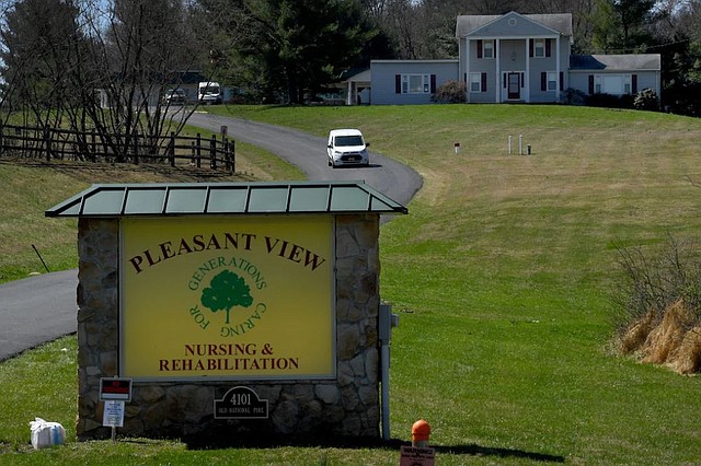 PANDEMIA. Un brote de COVID-19 fue relacionado con el hogar de ancianos Pleasant View en Mount Airy, en Maryland, en abril. | Foto: Katherine Frey / The Washington Post.