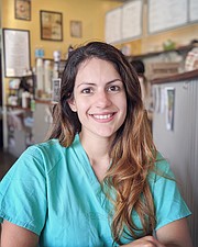 Jossie Carreras, residente de emergencias de primer año. De Puerto Rico