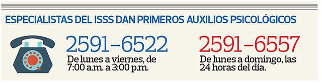 Estos son los números brindados por el sistema de salud para la atención en primeros auxilios psicológicos.