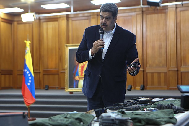 CARACAS. Maduro dijo que los "mercenarios", como llamó a los detenidos, tenían el objetivo de asesinarlo. | Foto: Efe.