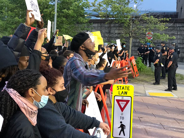 CONFRONTACIÓN. #Brockton, MA