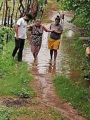 LLUVIAS. La zona del Bajo Lempa en El Salvador ha sido fuertemente afectada por las lluvias además de las restricciones por el COVID-19. | FOTO: Cortesía Comités