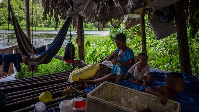 PRECARIEDAD. Las condiciones son cada día peores para los pueblos originarios / EFE