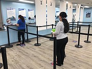 Durante la segunda fase de reapertura en el estado de Maryland, el Consulado General de Guatemala ha optado también por la ocupación de la sala de espera con el menor número de usuarios posible para evitar que haya contagios. | FOTO: Tomás Guevara  - ETL