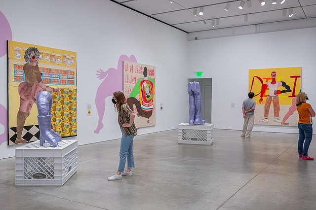 Exhibición Fuera del Cuerpo de Tschabalala Self. Usted debe adquirir un boleto online antes de acudir al museo. (Foto de Mel Taing - Cortesía: ICA)